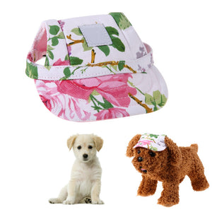 Cute Floral Dog Hat