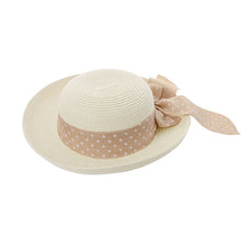 Ladies Straw Bowler Sun Hat
