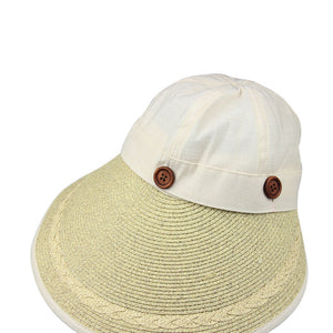Wide Brim Denim Sun Hat